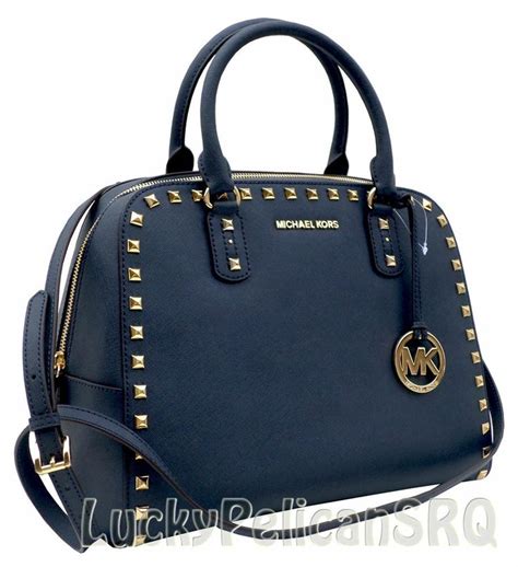 michael kors navy evening bags|Michael Kors pale blue bag.